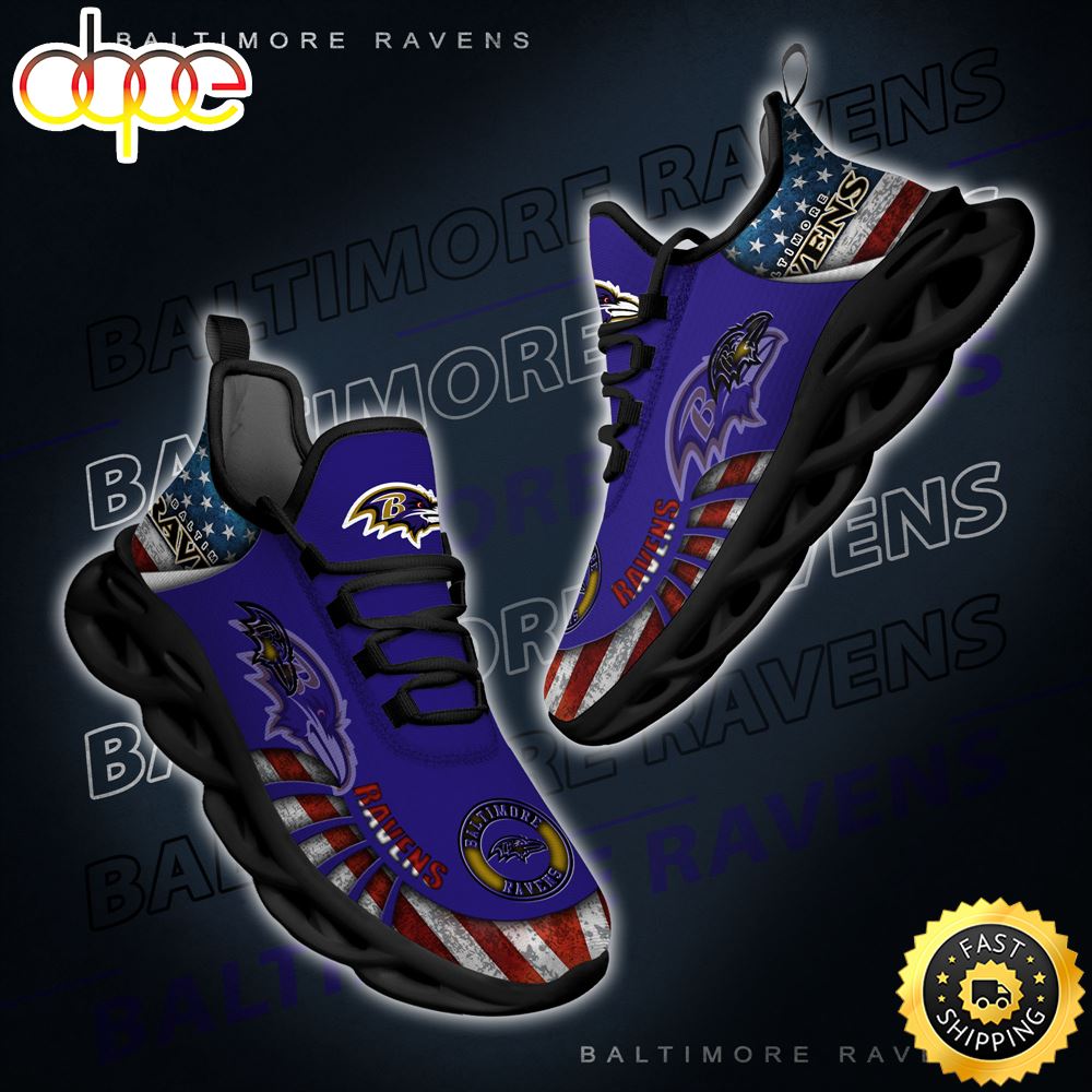 Baltimore Ravens NFL Clunky Shoes New Style For Fans