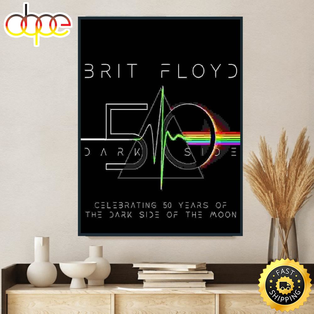 Brit Floyd 50 Dark Side Tour 2023 Canvas Zh6joi