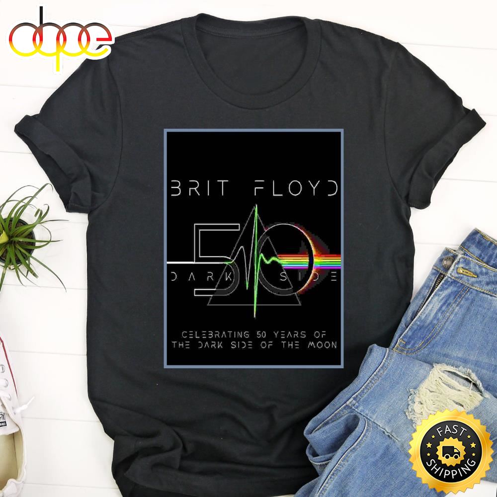 Brit Floyd 50 Dark Side Tour 2023 Unisex Shirt Hplnhd
