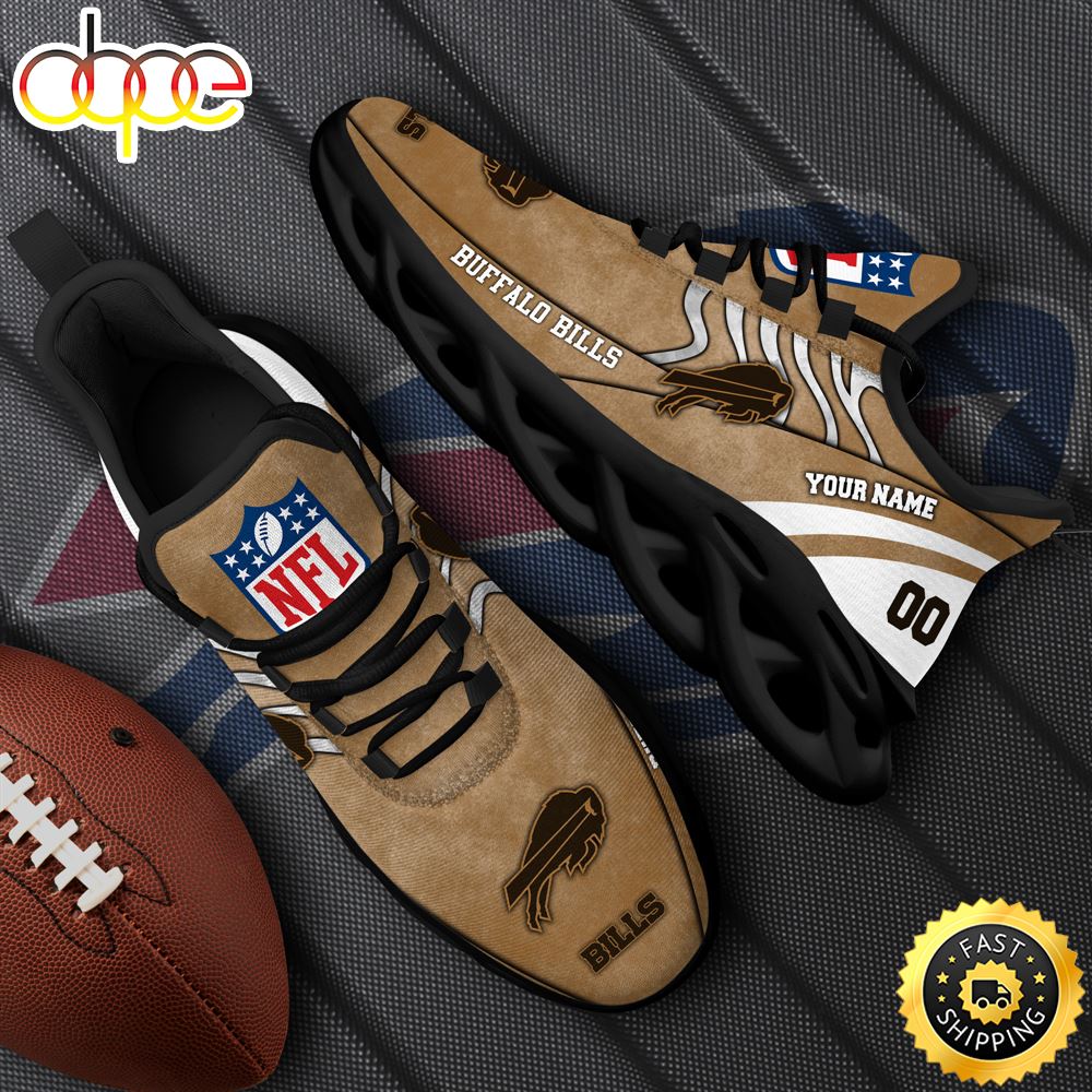 Buffalo Bills NFL Clunky Shoes For Fans Custom Name And Number