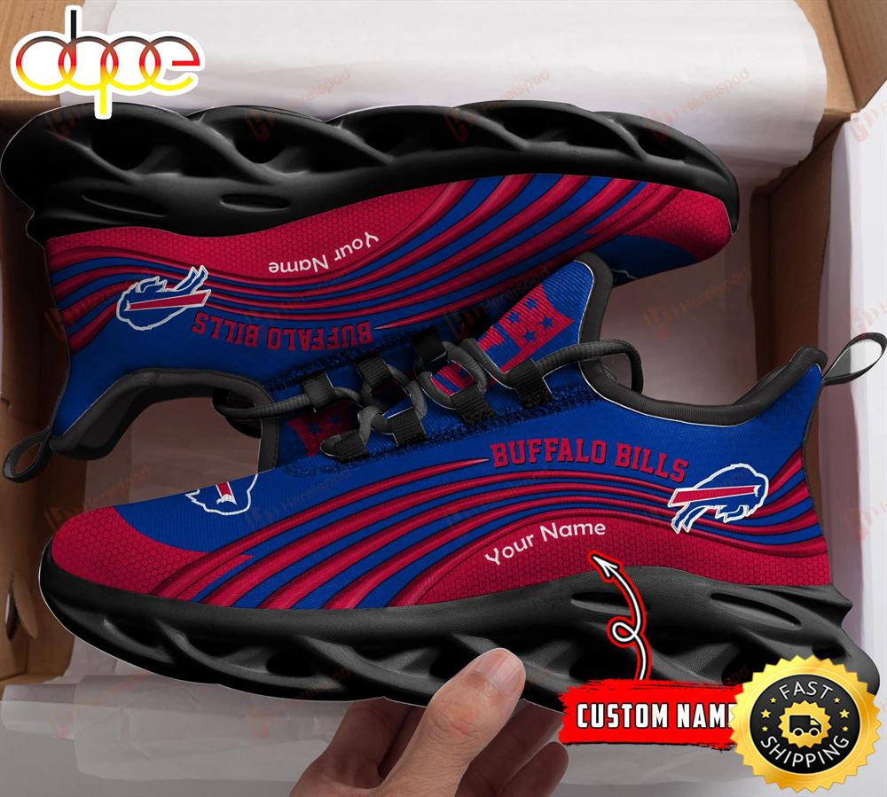 Buffalo Bills NFL Personalized Clunky Shoes Running Adults