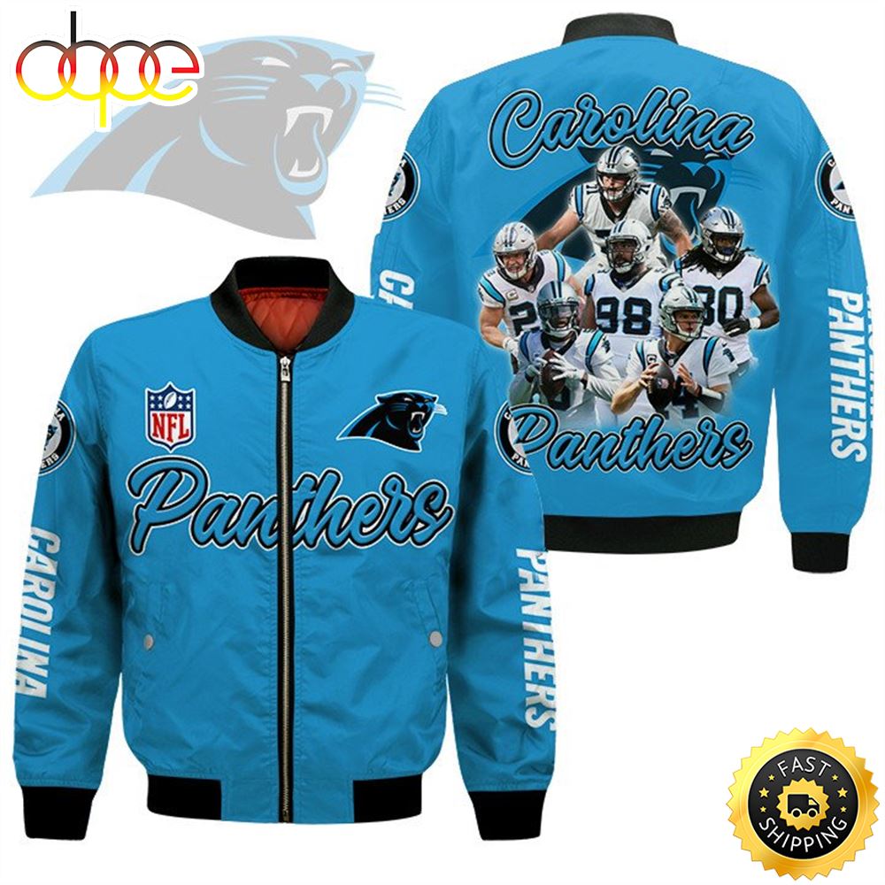 Carolina Panthers Players Nfl Bomber Jacket