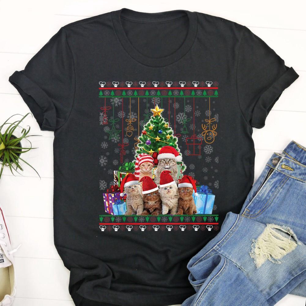 Cat Christmas Funny Ugly Women Men Merry Gift T Shirt Qyavb7.jpg
