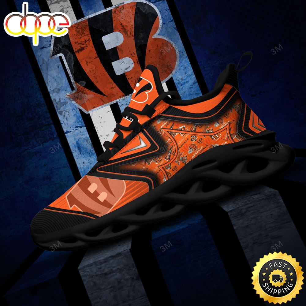Cincinnati Bengals NFL Clunky Shoes Running Adults Sports Sneakers Gift For Football Xmg1k6.jpg