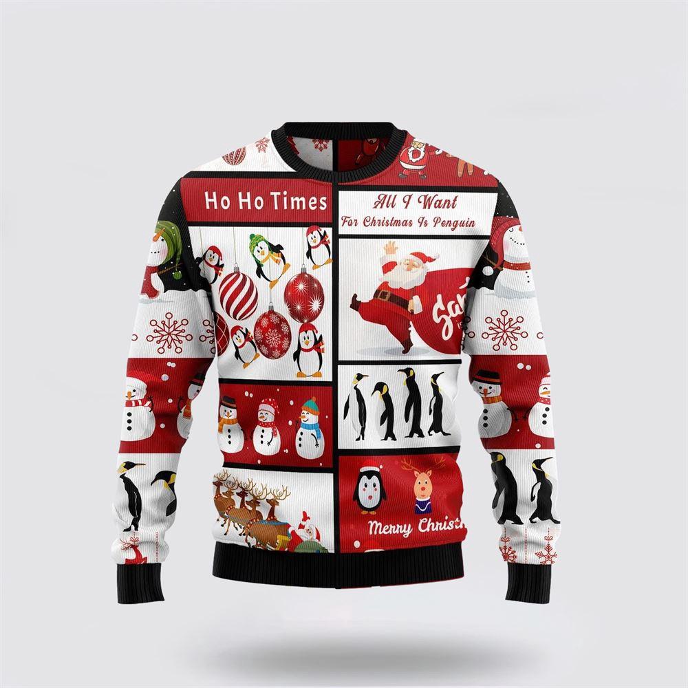 Cute Penguin Santa Claus Ugly Christmas Sweater 1 Tee Jsb7e7.jpg