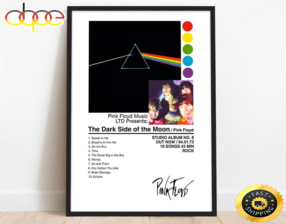 Dark Side Of The Moon Poster Pink Floyd Poster Canvas Jvx5zm