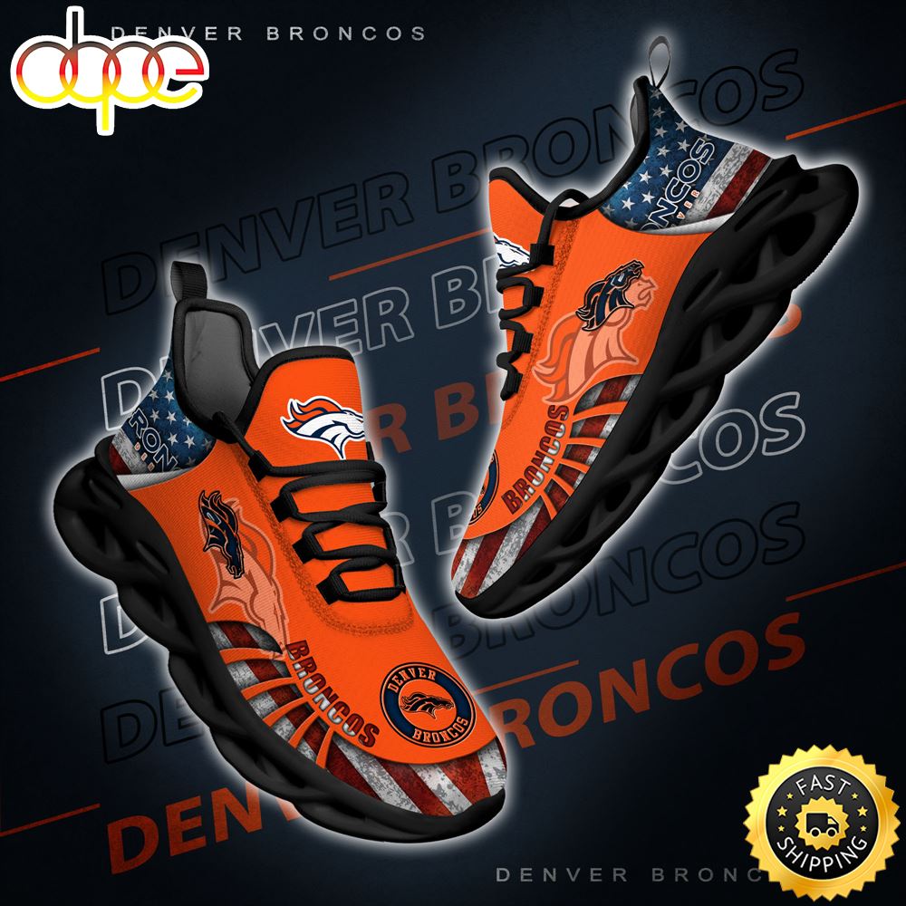 Denver Broncos NFL Clunky Shoes New Style For Fans