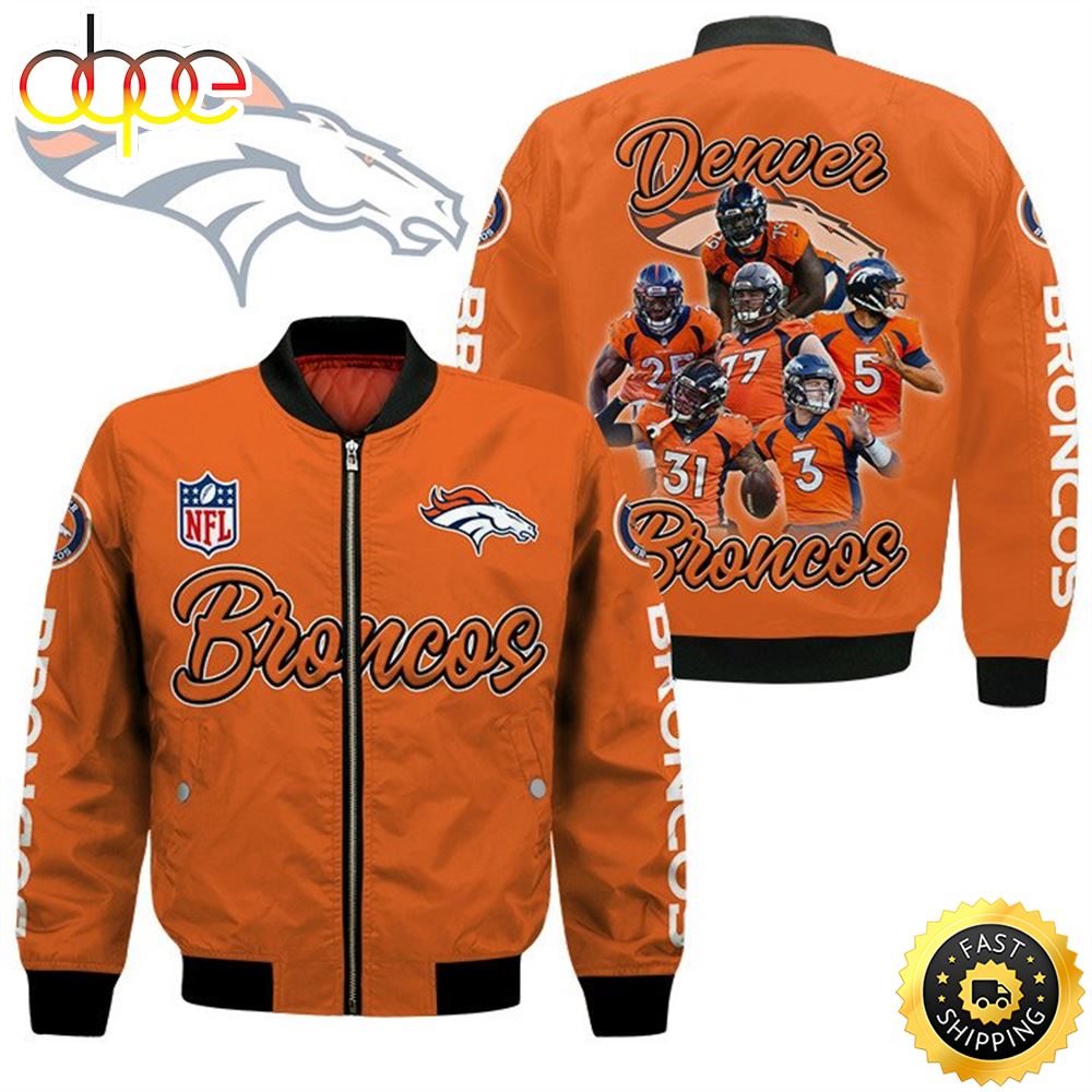 Denver Broncos Players Nfl Bomber Jacket