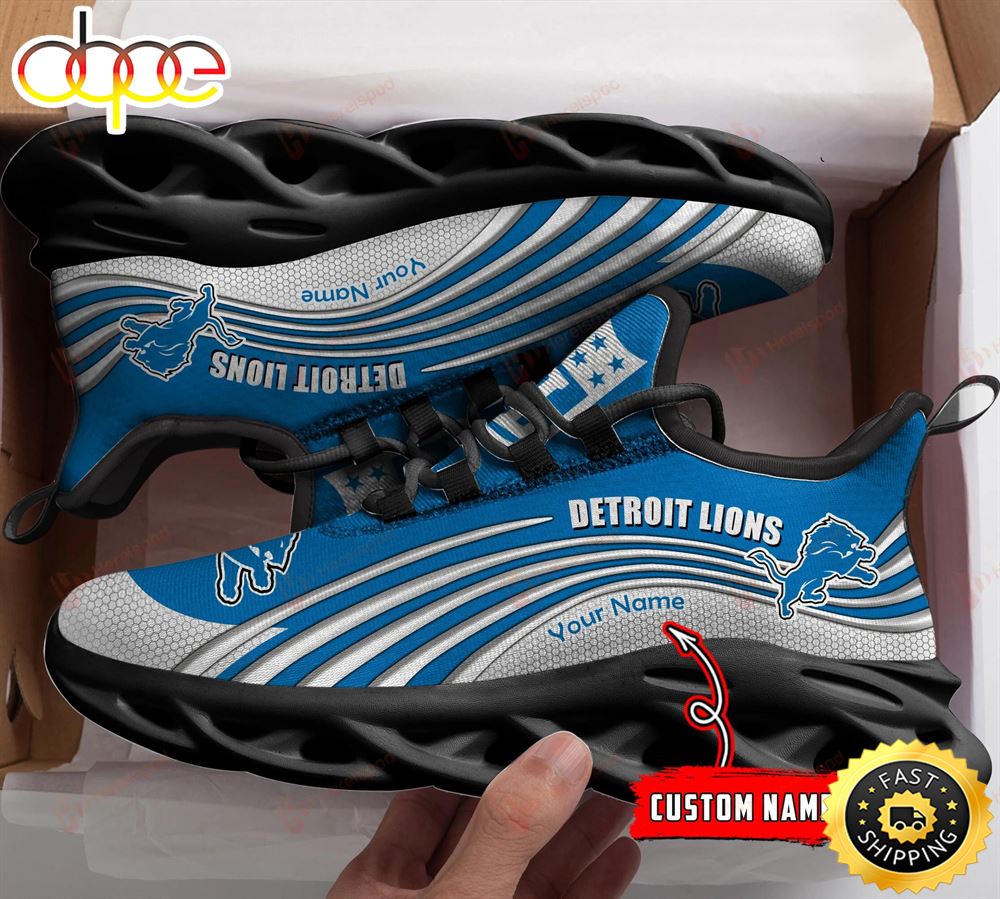 Detroit Lions NFL Personalized Clunky Shoes Running Adults