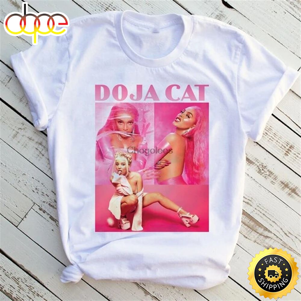 Doja Cat Hot Pink T Shirt Unisex Cotton For Men Women Tee