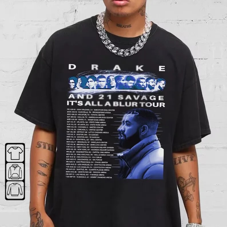 Drake All A Blur Tour 2023 Shirt Savage Unisex Shirt Ntemao.jpg