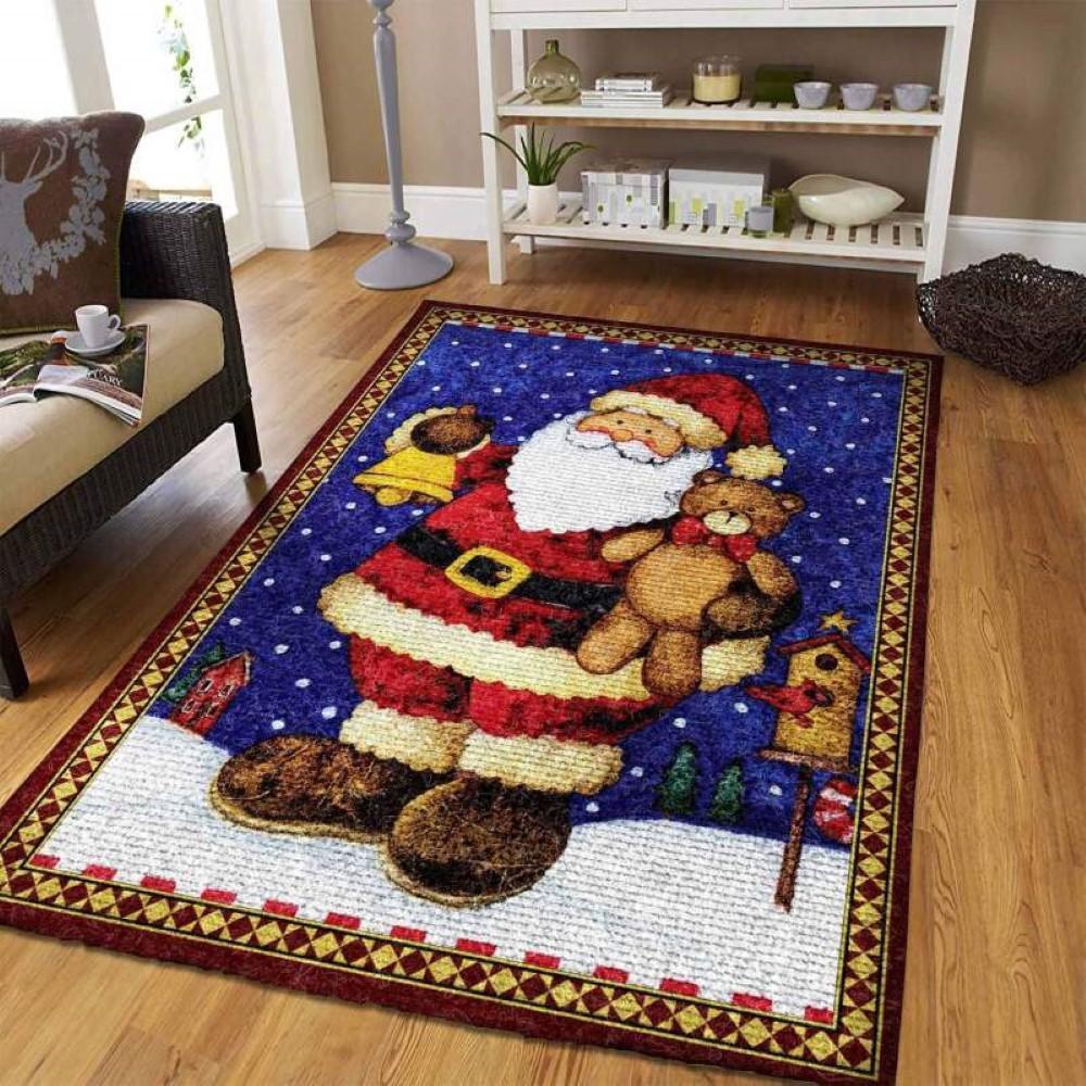 Frosty Flakes With Christmas Limited Edition Rug Christmas Floor Mats Akwlwy.jpg