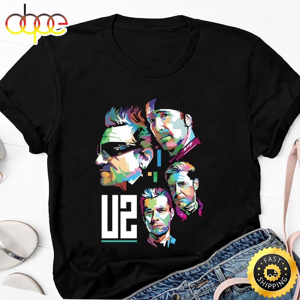 Graphic U2 Band Shirt Achtung Baby U2 T Shirt Classic Rock A7cy4w
