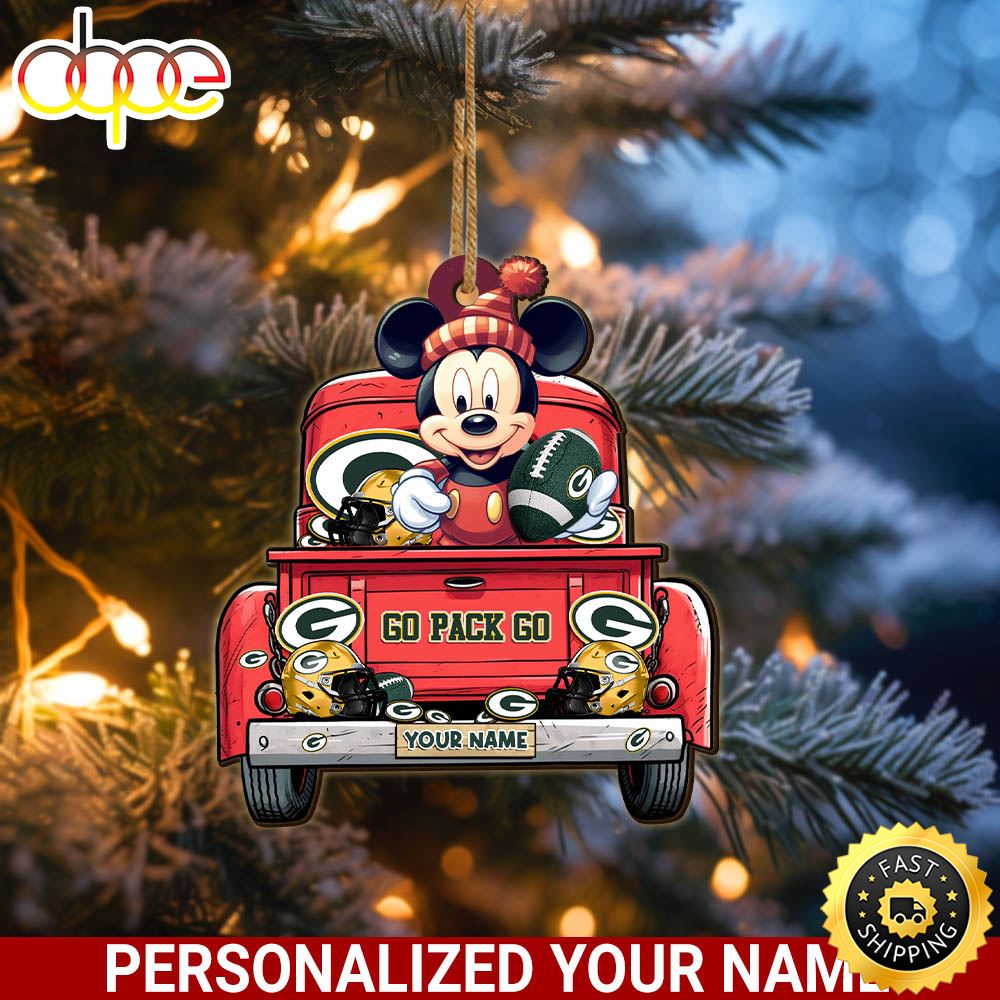 Green Bay Packers Mickey Mouse Ornament Personalized Your Name Sport Home Decor Y9ucvn.jpg