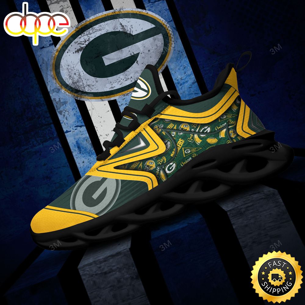 Green Bay Packers NFL Clunky Shoes Running Adults Sports Sneakers Gift For Football Gzisq7.jpg