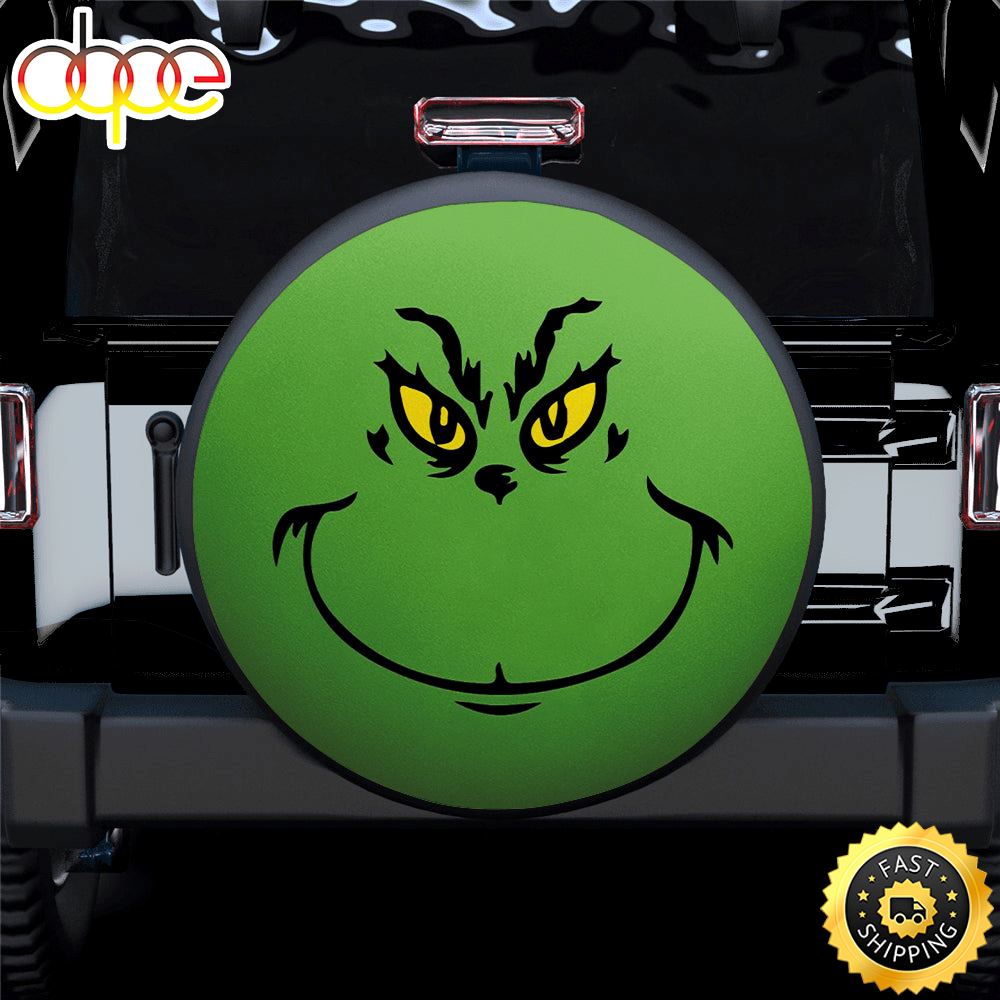 Grinch Car Spare Tire Covers Gift For Campers Ua6acj
