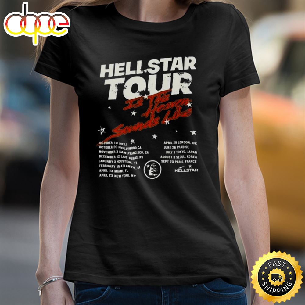 Hellstar Studios Tour It This Heaven Sounds Like 2023 Shirt