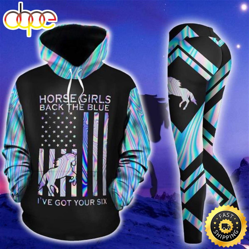 Horse Girls Back The Blue All Over Print Leggings Hoodie Set Outfit For Women Cj3pgs.jpg