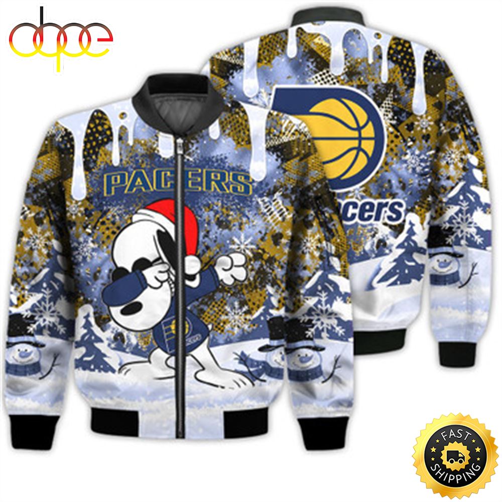 Indiana Pacers Snoopy Dabbing The Peanuts Sports Football American Christmas Dripping Matching Gifts Unisex 3D Bomber Jacket J7tk8x.jpg