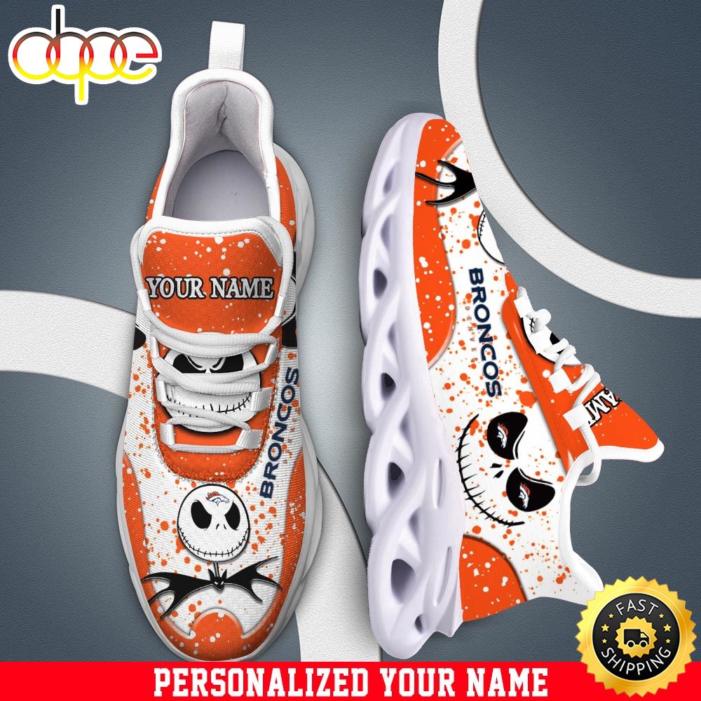Jack Skellington Denver Broncos White NFL Clunky Shoess Personalized Your Name A5wc31.jpg