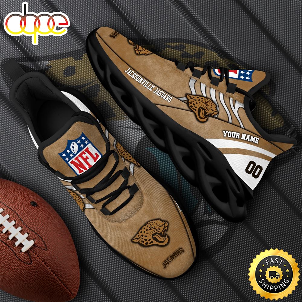 Jacksonville Jaguars NFL Clunky Shoes For Fans Custom Name And Number