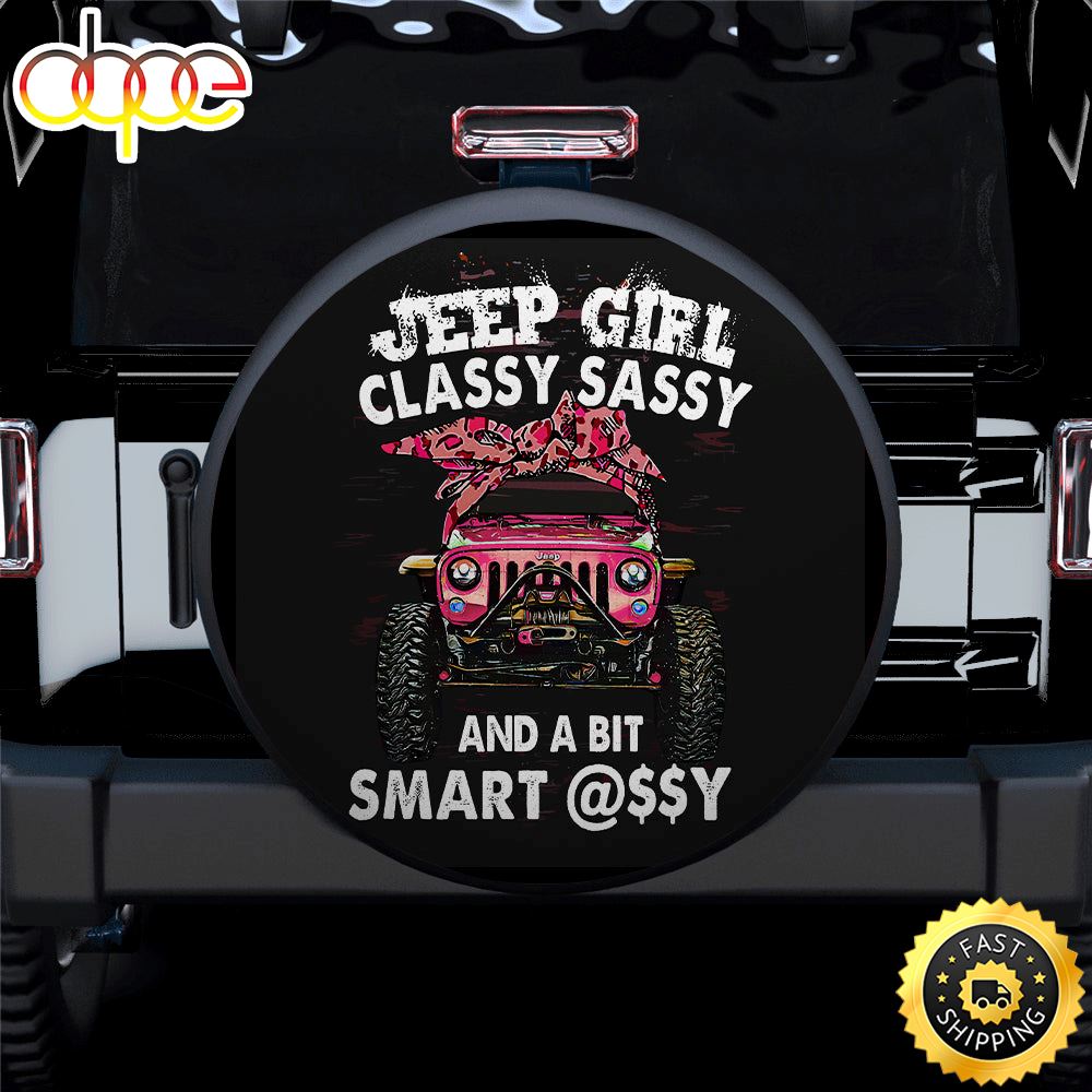 Jeep Girl Classy Sassy Car Spare Tire Covers Gift For Campers Xq8f7x