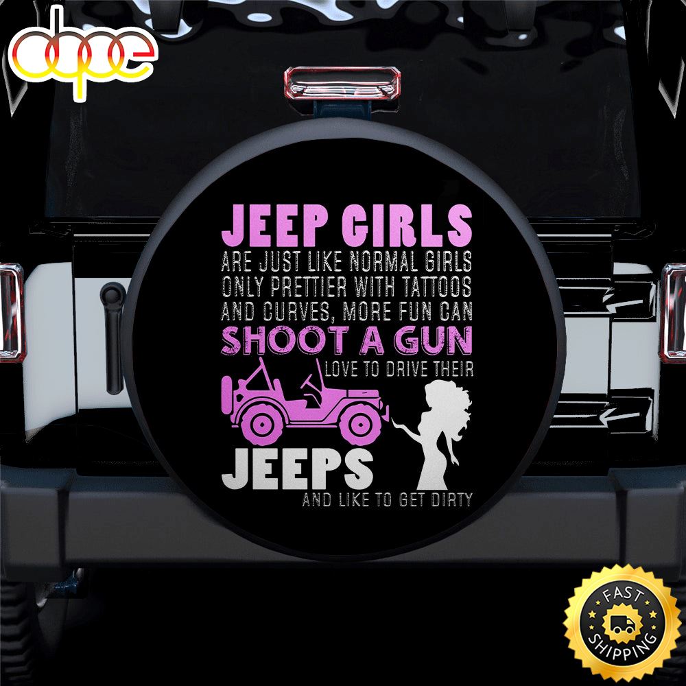 Jeep Girls Pink Car Spare Tire Covers Gift For Campers Xfdizx