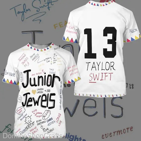 Junior Jewels Shirt Custom Taylor Swift 3D Shirt