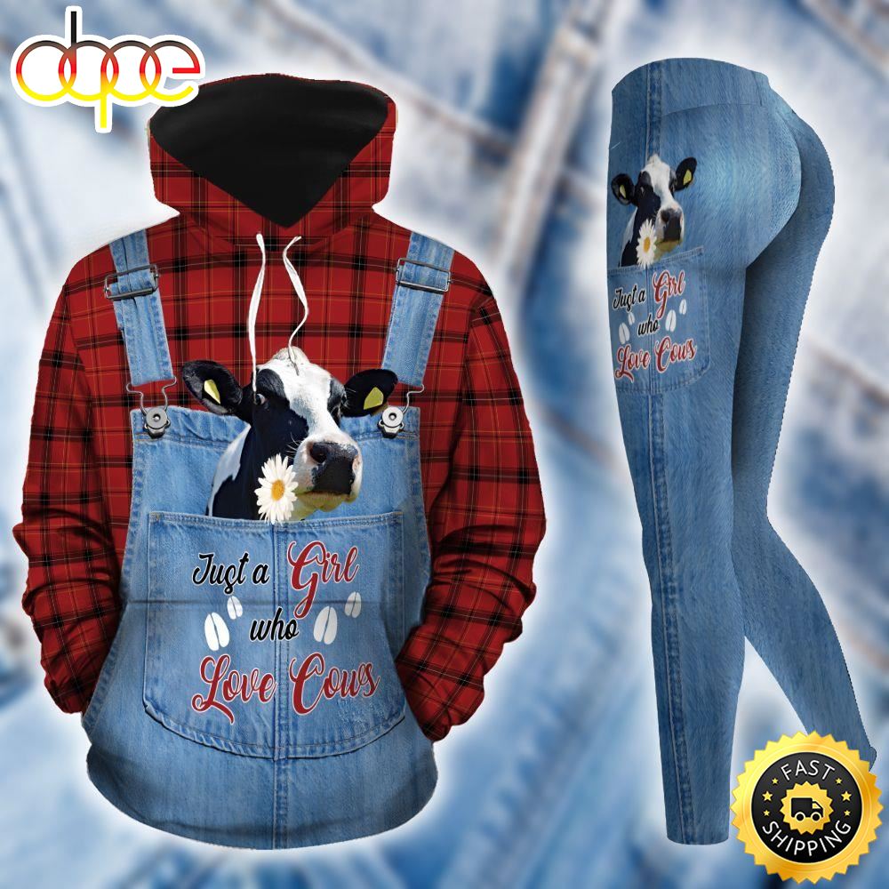 Just A Girl Who Love Cows All Over Print Leggings Hoodie Set Outfit For Women Axrkza.jpg