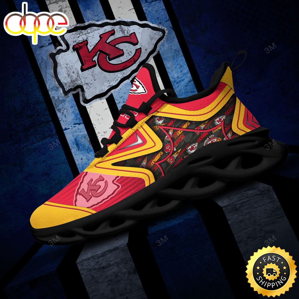 Kansas City Chiefs NFL Clunky Shoes Running Adults Sports Sneakers Gift For Football