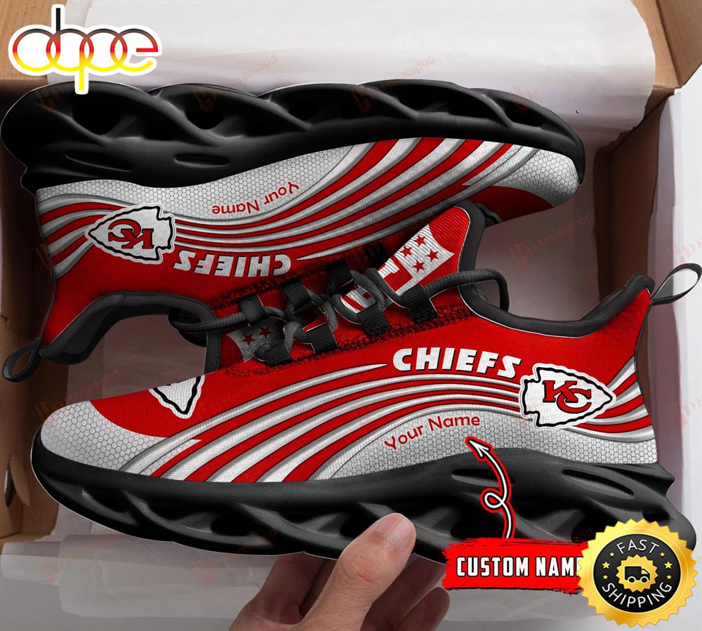 Kansas City Chiefs NFL Personalized Clunky Shoes Running Adults