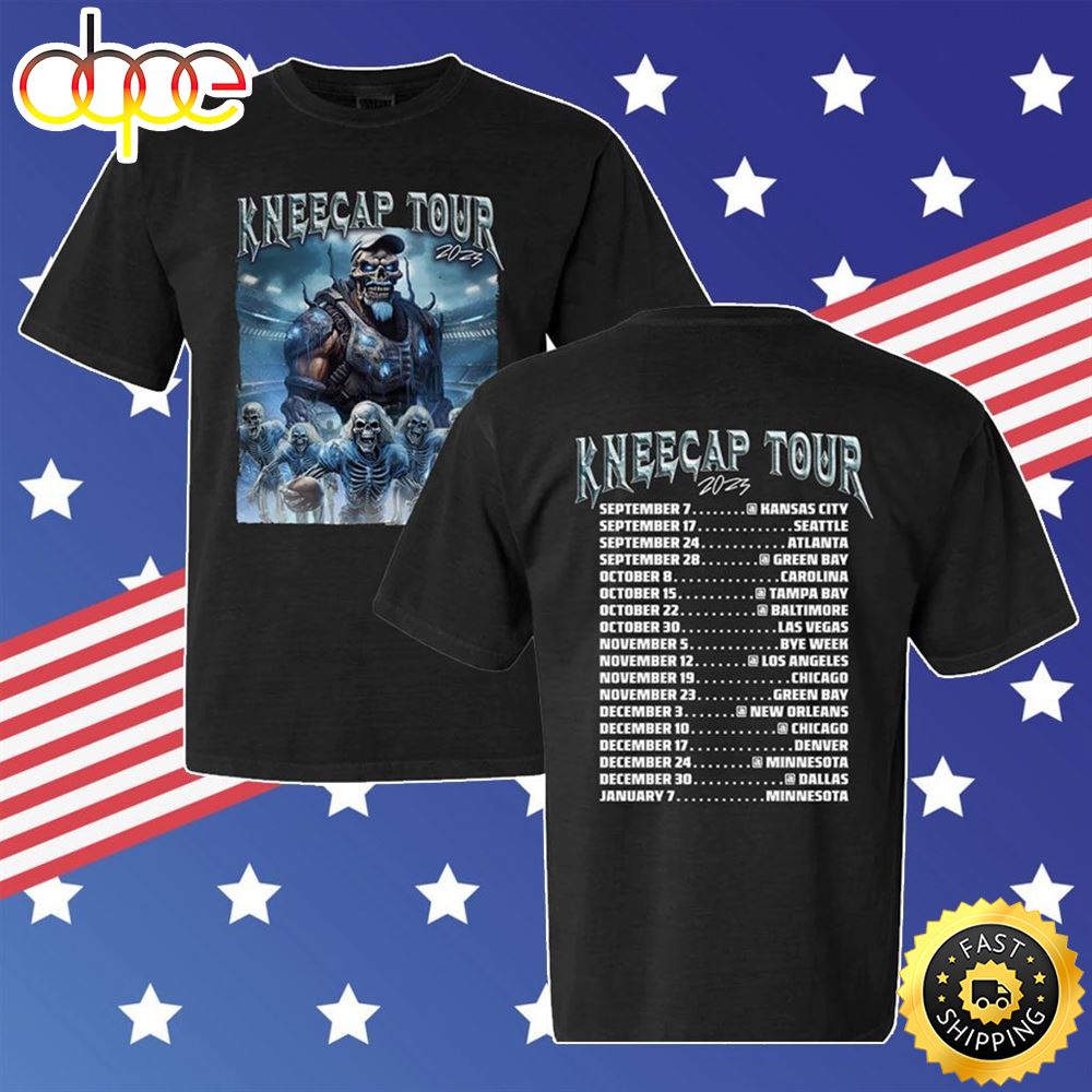 Kneecap Tour 23 T Shirt Unisex Dates V7kt3s