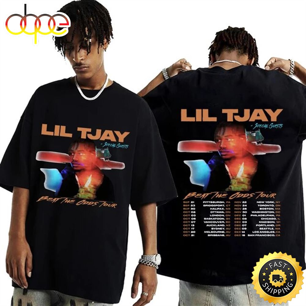 Lil Tjay Beat The Odds Tour 2023 Shirt, Lil Tjay Fan Shirt