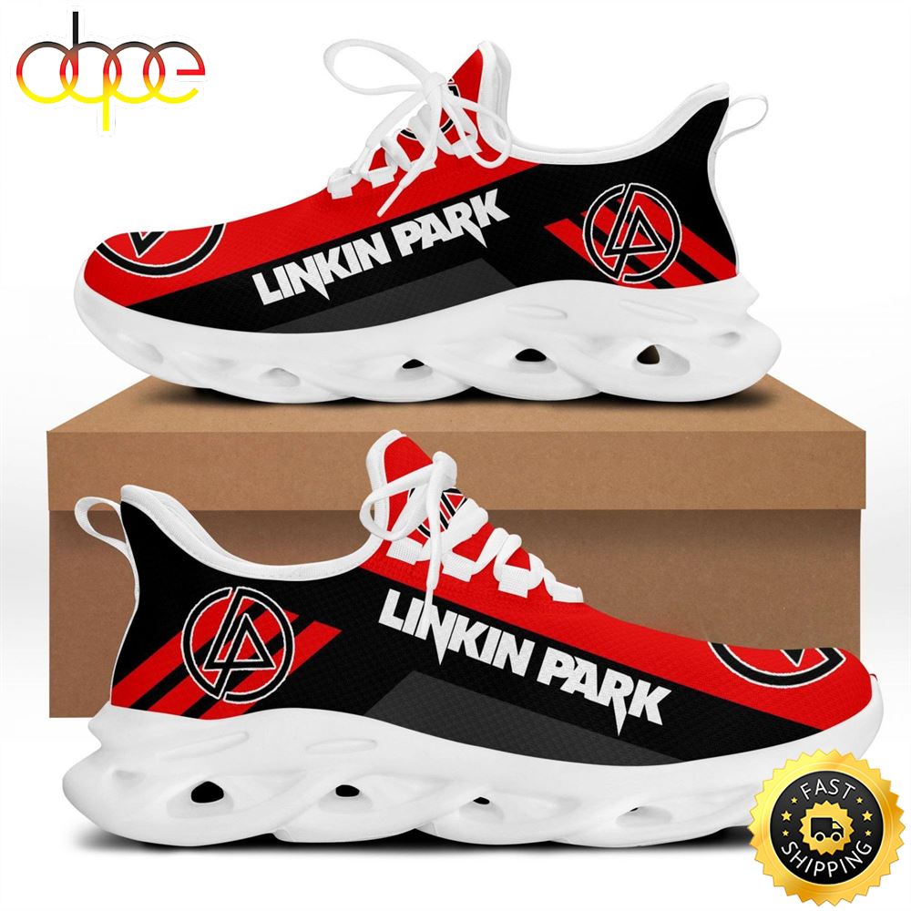 Linkin Park Red Black Max Soul Shoes