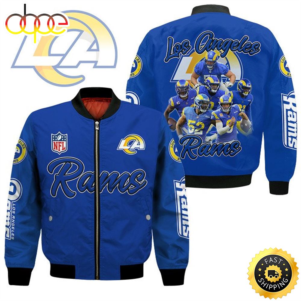 Los Angeles Rams Players Nfl Bomber Jacket