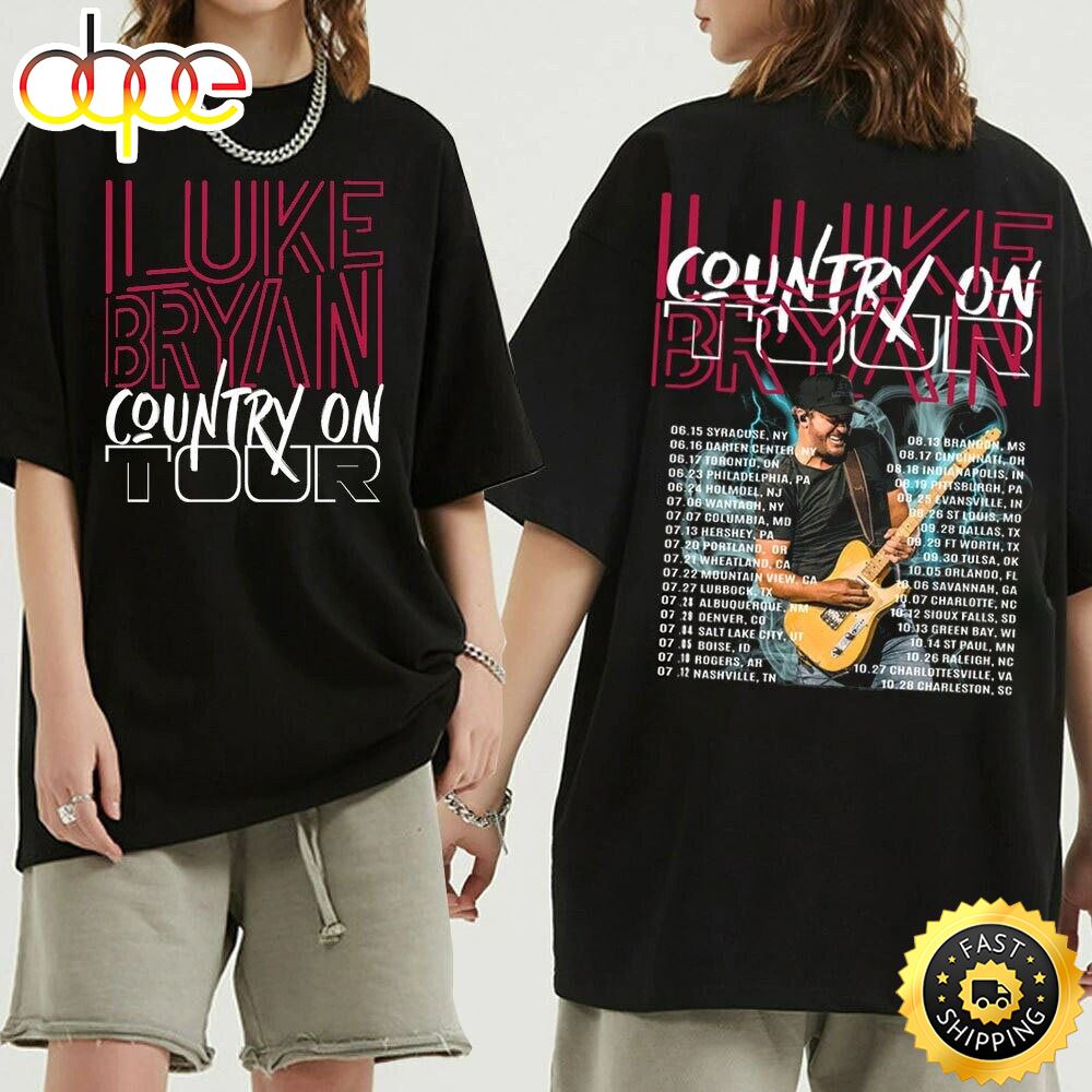 Luke Bryan Country On Tour 2023 Shirt
