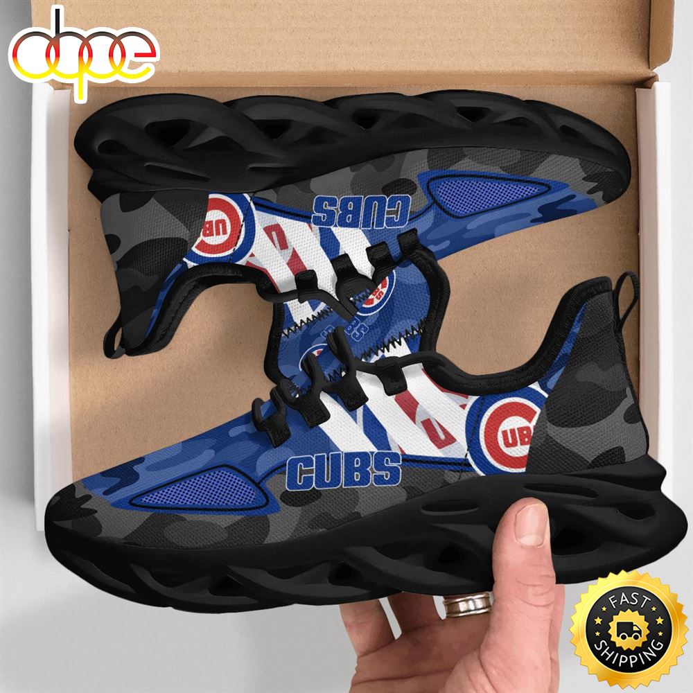 MLB Chicago Cubs Military Camouflage M Soul Shoes