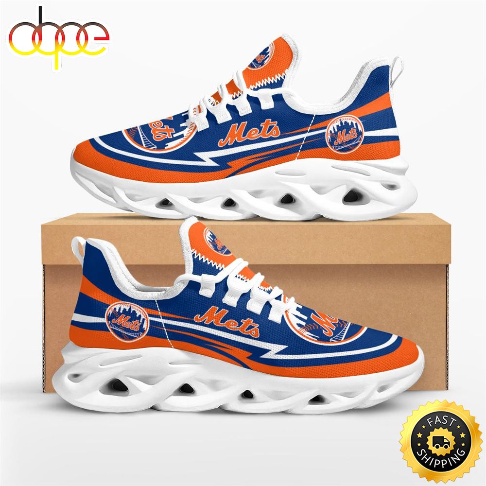 MLB New York Mets Are Coming Curves Max Soul Shoes