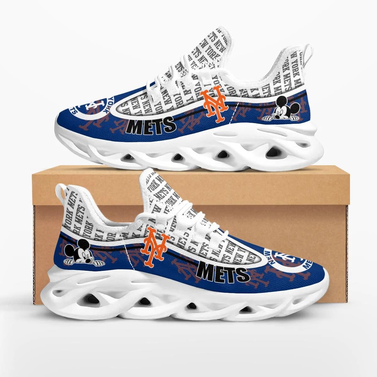 MLB New York Mets Mickey Mouse Max Soul Shoes