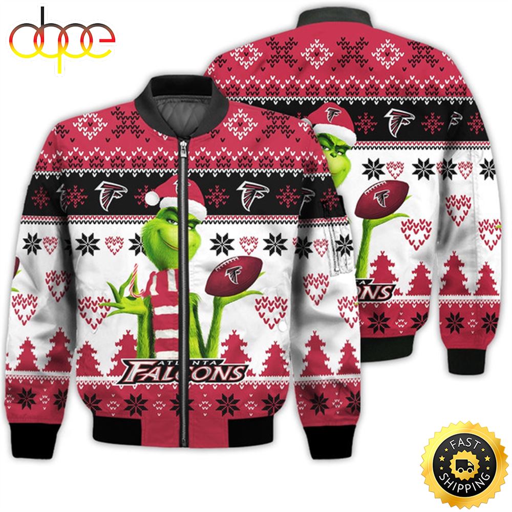 Merry Christmas 2023 Ugly Unisex Super Bowl American Grinch Cute Falcons 3D Bomber Jacket Wxfei5.jpg