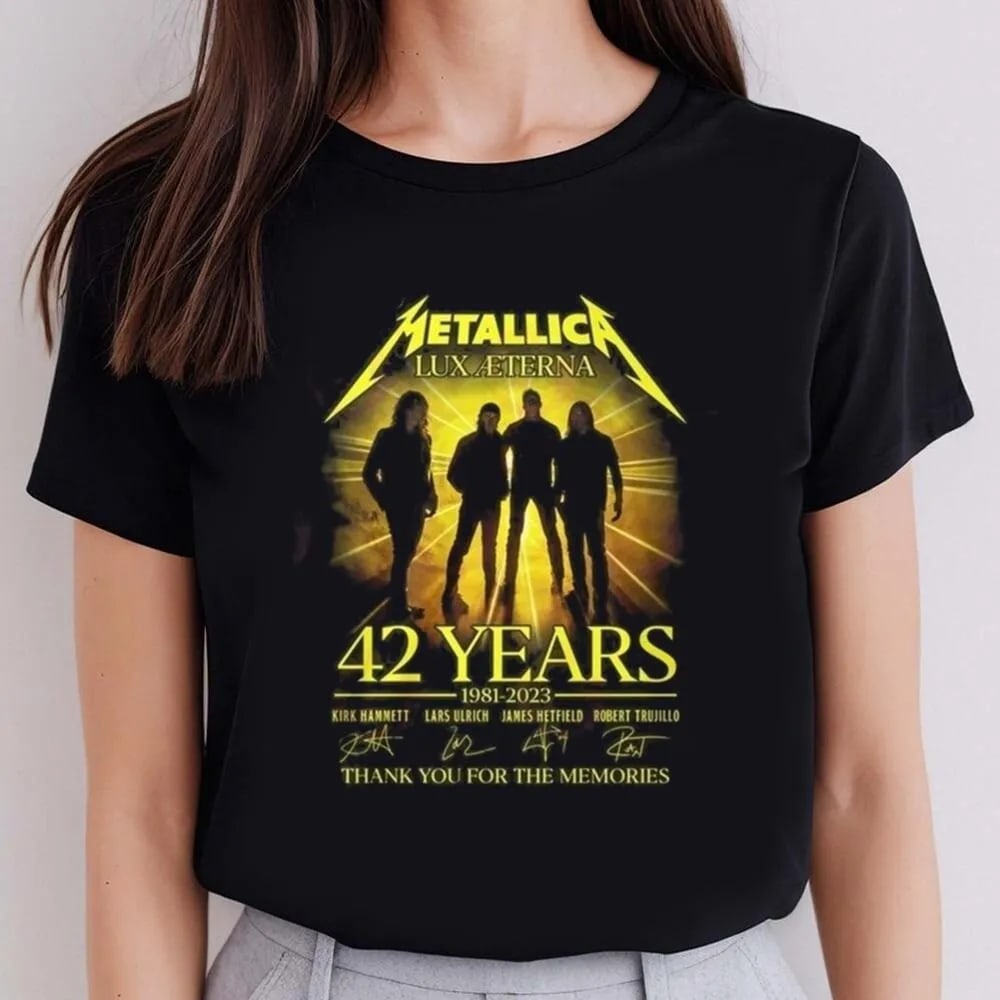 Metallica M72 World Tour 2 Day Ticket Merch Metallica 72 Seasons Unisex T Shirt L6e7th