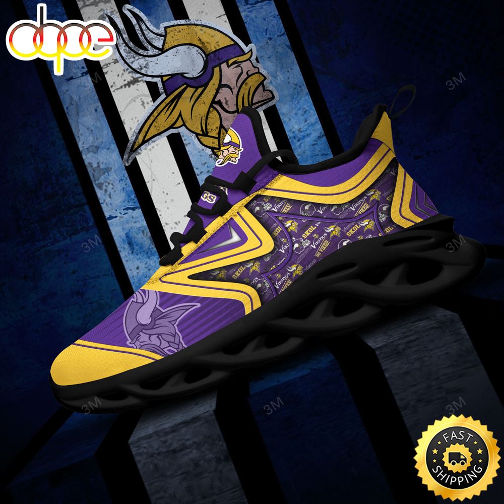 Minnesota Vikings NFL Clunky Shoes Running Adults Sports Sneakers Gift For Football Yzphq7.jpg
