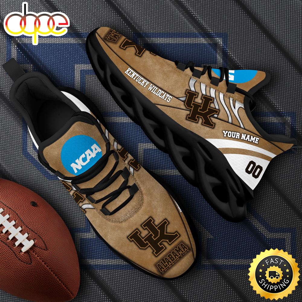 NCAA Kentucky Wildcats Black Max Soul Shoes White Max Soul Shoes Custom Your Name And Number Tdnobj.jpg