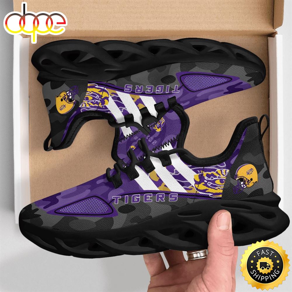 NCAA LSU Tigers Military Camouflage M Soul Shoes