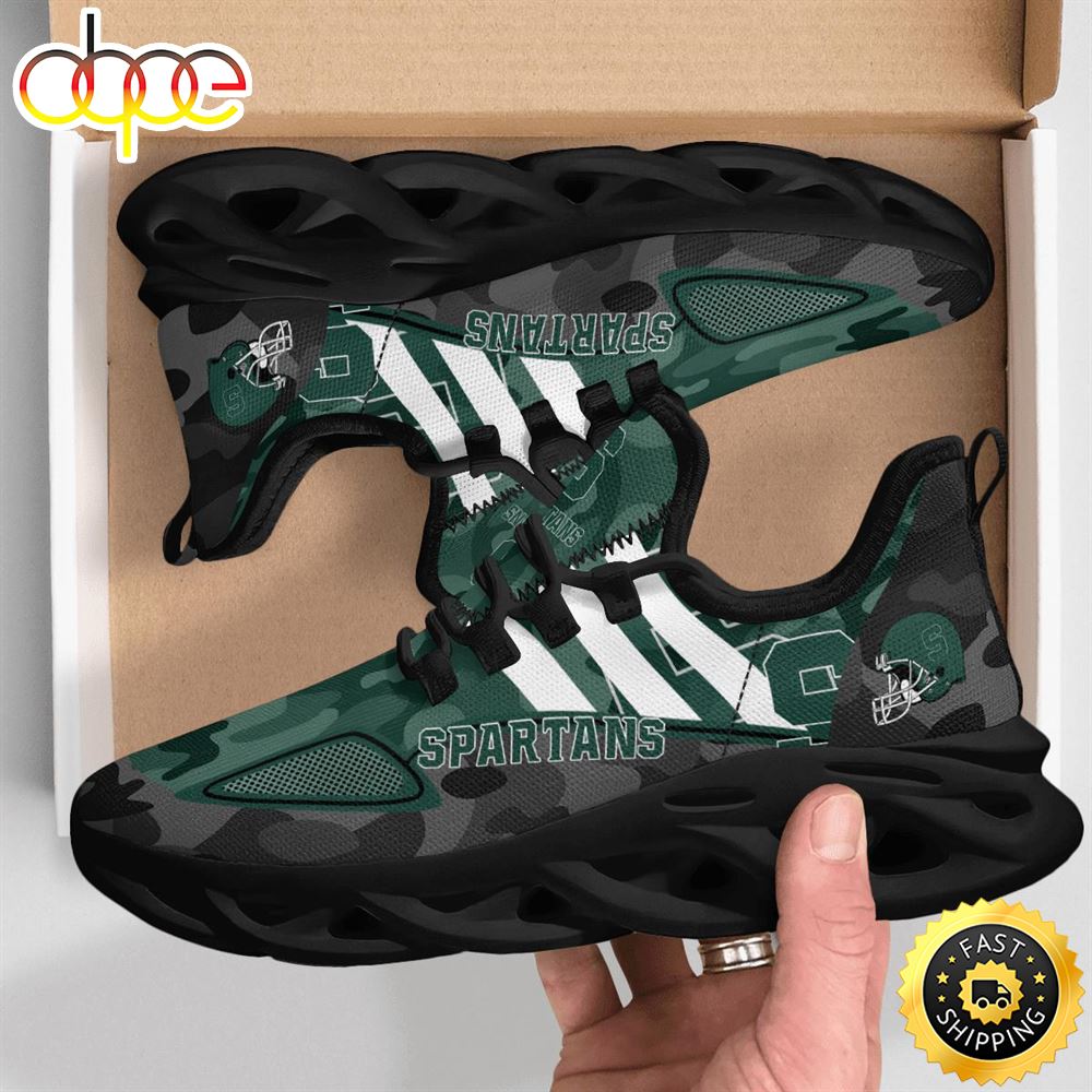 NCAA Michigan State Spartans Military Camouflage M Soul Shoes