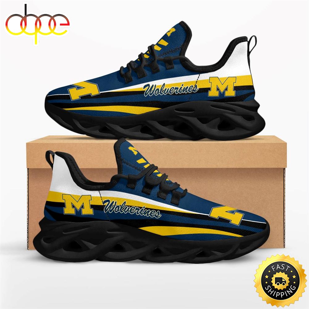 NCAA Michigan Wolverines Max Soul Running Shoes
