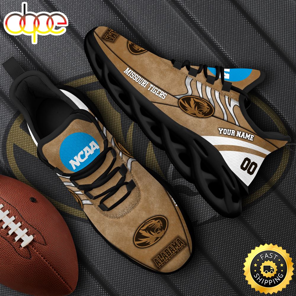 NCAA Missouri Tigers Black Max Soul Shoes White Max Soul Shoes Custom Your Name And Number Rcizt4.jpg