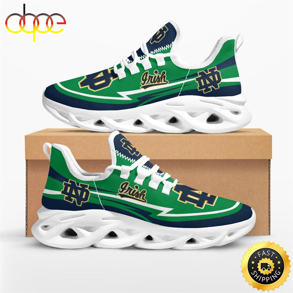 NCAA Notre Dame Fighting Irish Are Coming Curves Max Soul Shoes