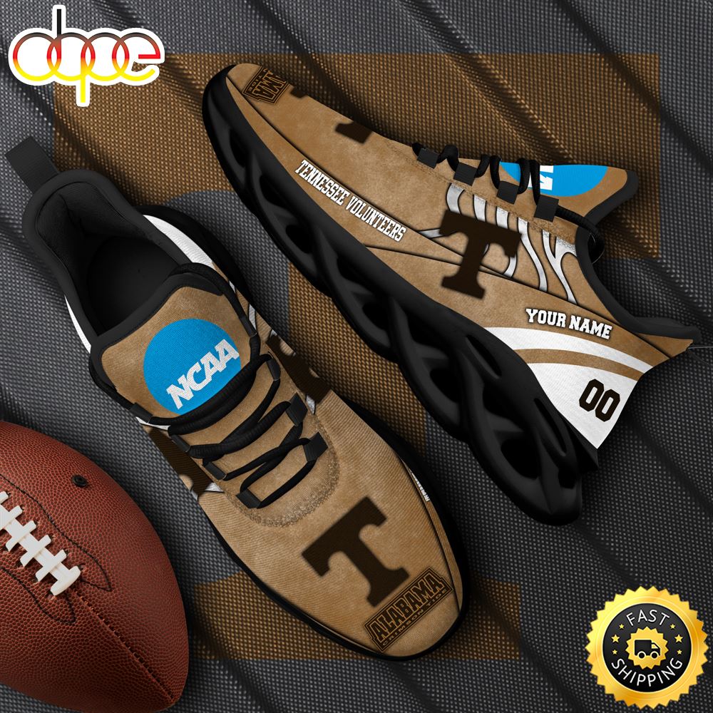 NCAA Tennessee Volunteers Black Max Soul Shoes White Max Soul Shoes Custom Your Name And Number Kawgvr.jpg