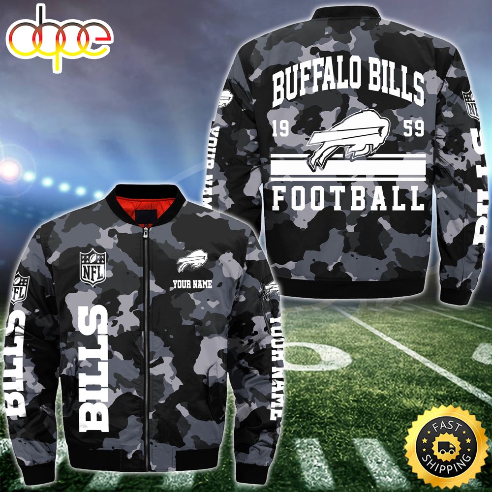 NFL Buffalo Bills Bomber Jacket Custom Your Name